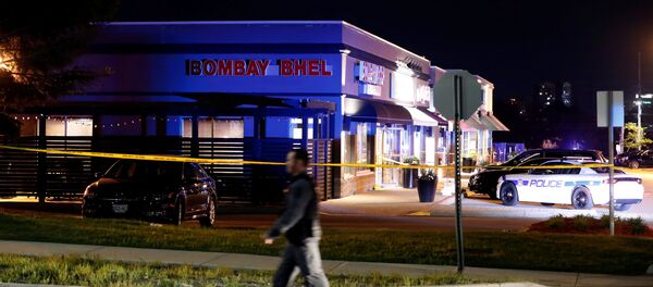 A police officer walks in front of Bombay Bhel restaurant, where two unidentified men set off a bomb late Thursday night, wounding more than a dozen people, in Mississauga, Ontario, Canada May 25, 2018 A police officer walks in front of Bombay Bhel restaurant, where two unidentified men set off a bomb late Thursday night, wounding more than a dozen people, in Mississauga, Ontario, Canada May 25, 2018 - Sputnik International