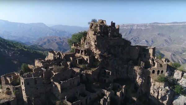 Ghost town! Drone reveals ancient abandoned village in Dagestan - Sputnik International