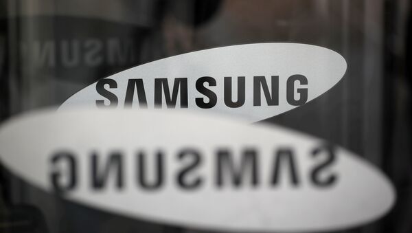 The logo of Samsung Electronics is seen at its office building in Seoul, South Korea, March 23, 2018 - Sputnik International