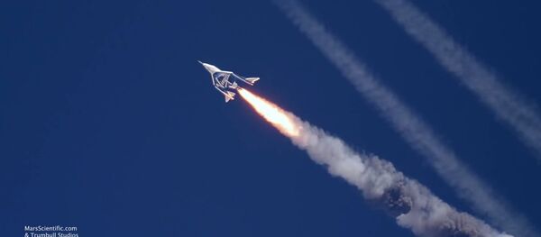 Richard Branson Welcomes VSS Unity Home from Second Supersonic Flight Richard Branson Welcomes VSS Unity Home from Second Supersonic Flight - Sputnik International