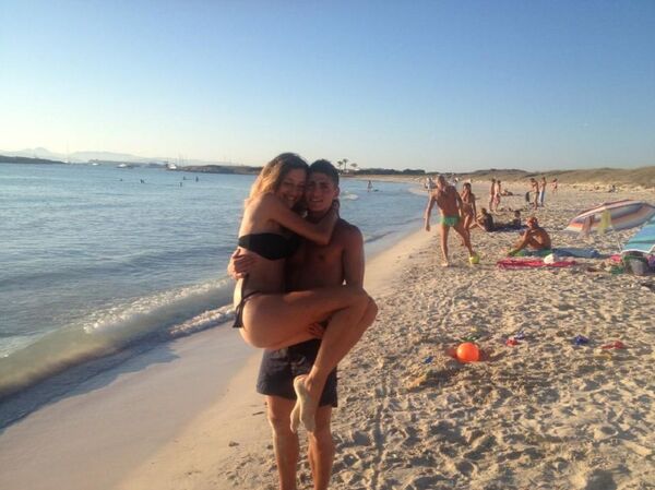  Marco Verratti and Laura Zazzara  - Sputnik International