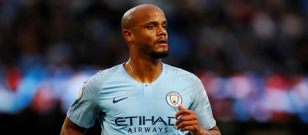 Soccer Football - Premier League - Manchester City v Brighton & Hove Albion - Etihad Stadium, Manchester, Britain - May 9, 2018 Manchester City's Vincent Kompany during the game Action Images - Sputnik International