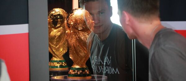 FIFA cup on soccer was exposed in Moscow - Sputnik International