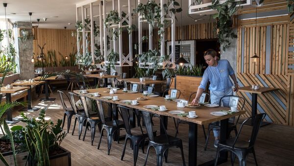 Rostov-on-Don’s Green Café - Sputnik International