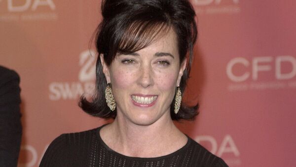 Kate Spade arrives at the Council of Fashion Designers of America awards in New York on June 2, 2003, at the New York Public Library - Sputnik International