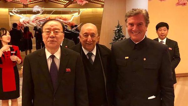 Brazilian senators Fernando Collor and  Pedro Chaves' visit to Pyongyang - Sputnik International