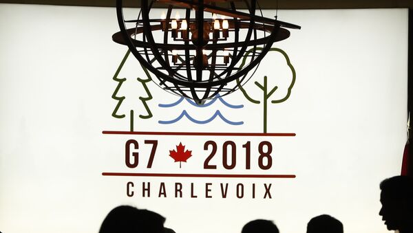 Logo de la reunión del G7 en Canadá - Sputnik International