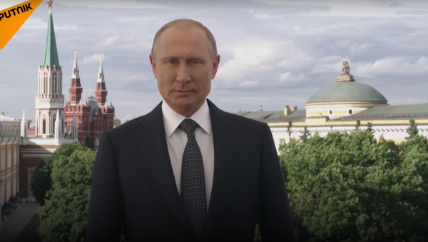 President Putin welcomes fans to the World Cup. - Sputnik International