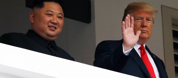 El líder norcoreano Kim Jong-un y el presidente de EEUU, Donald Trump El líder norcoreano Kim Jong-un y el presidente de EEUU, Donald Trump - Sputnik International
