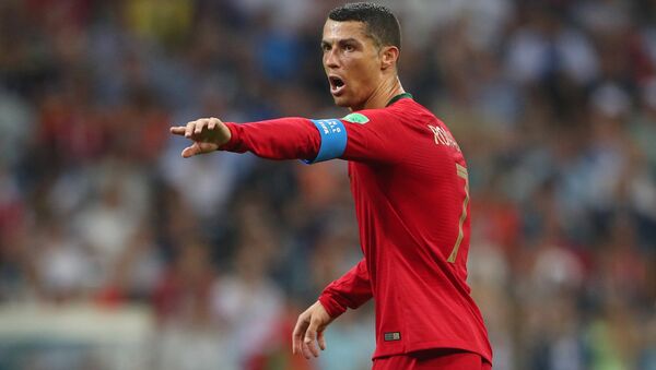 Portugal vs Spain - Fisht Stadium, Sochi, Russia - June 15, 2018 Portugal's Cristiano Ronaldo gestures - Sputnik International