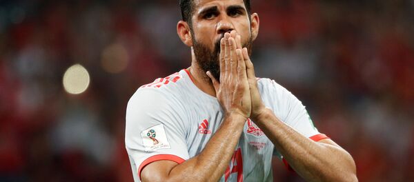 Soccer Football - World Cup - Group B - Portugal vs Spain - Fisht Stadium, Sochi, Russia - June 15, 2018 Spain's Diego Costa reacts Soccer Football - World Cup - Group B - Portugal vs Spain - Fisht Stadium, Sochi, Russia - June 15, 2018 Spain's Diego Costa reacts - Sputnik International