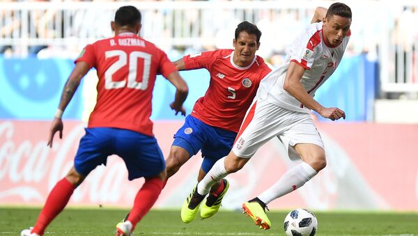 Soccer. World Cup 2018. A match Costa Rica - Serbia - Sputnik International