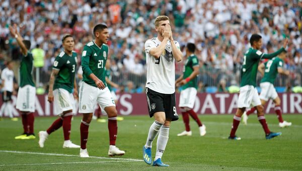 Soccer Football - World Cup - Group F - Germany vs Mexico - Luzhniki Stadium, Moscow, Russia - June 17, 2018 Germany's Timo Werner reacts after a missed chance to score - Sputnik International