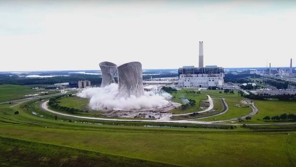 Jacksonville Northside (JEA) Power Plant implosion - Full drone video (Mavic Pro) - Sputnik International