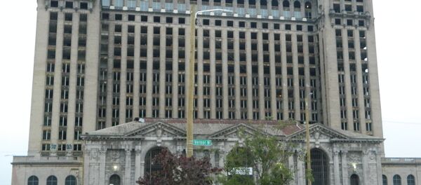 The former Michigan Central railroad station in Detroit, which has been empty for 30 years - Sputnik International