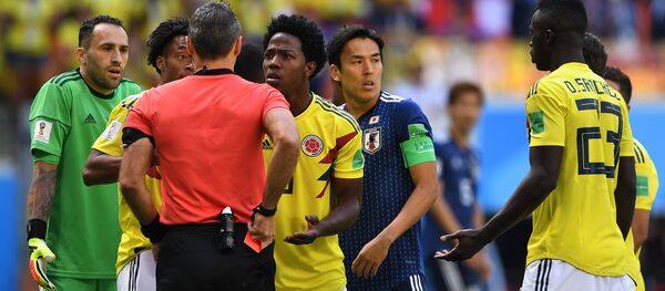 Colombia midfielder Sanchez picks up first red card of 2018 FIFA World Cup - Sputnik International