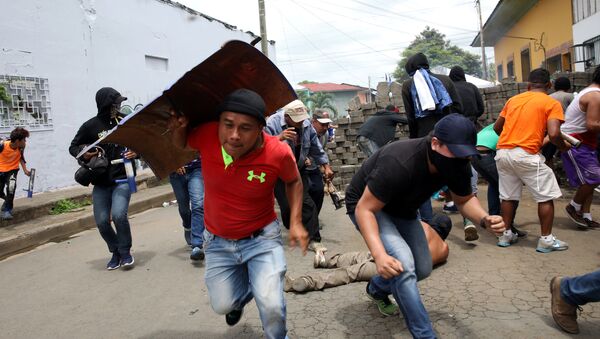 Enfrentamiento en Masaya (oeste de Nicaragua) - Sputnik International