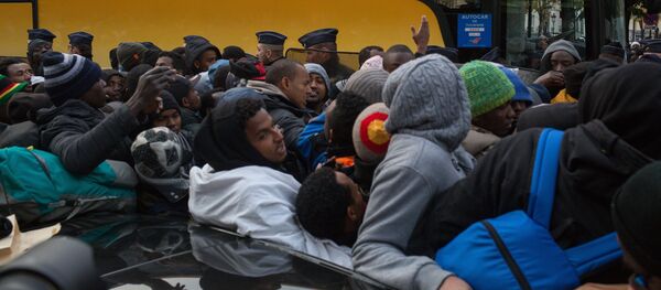 Refugee camp in Paris - Sputnik International