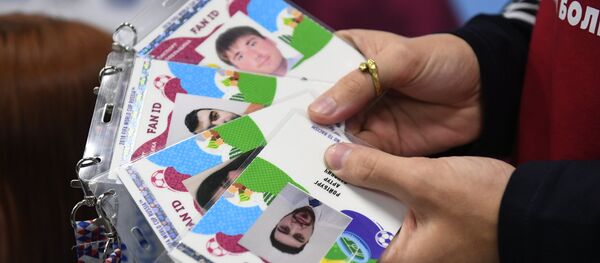 The opening of a 2018 FIFA World Cup Fan ID distribution center, Moscow. File photo The opening of a 2018 FIFA World Cup Fan ID distribution center, Moscow. File photo - Sputnik International