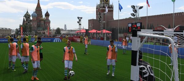 Football Park World Cup 2018 on Red Square in Moscow Football Park World Cup 2018 on Red Square in Moscow - Sputnik International