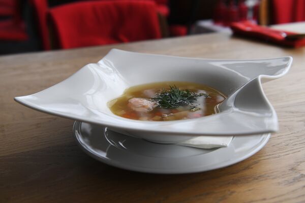 Voronezh Restaurant’s Fish soup - Sputnik International