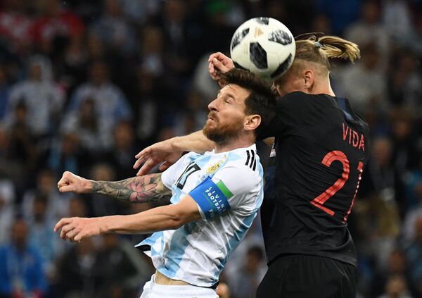 FIFA World Cup 2018 - Group D - Argentina vs Croatia - Nizhny Novgorod Stadium, Nizhny Novgorod, Russia - June 21, 2018 - Sputnik International