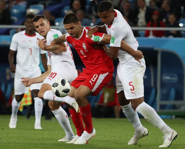 World Cup - Group E - Serbia vs Switzerland - Kaliningrad Stadium, Kaliningrad, Russia - June 22, 2018 World Cup - Group E - Serbia vs Switzerland - Kaliningrad Stadium, Kaliningrad, Russia - June 22, 2018 - Sputnik International