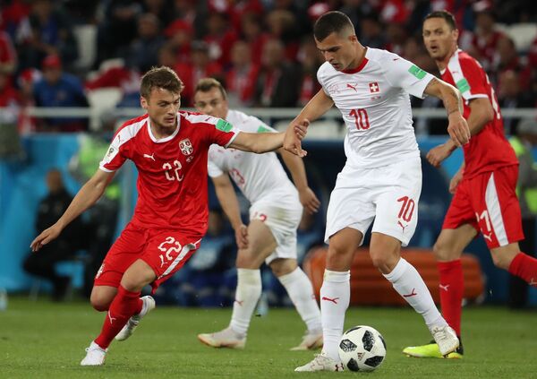 World Cup - Group E - Serbia vs Switzerland - Kaliningrad Stadium, Kaliningrad, Russia - June 22, 2018 World Cup - Group E - Serbia vs Switzerland - Kaliningrad Stadium, Kaliningrad, Russia - June 22, 2018 - Sputnik International