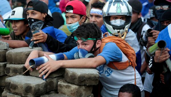 Protestas en Nicaragua - Sputnik International