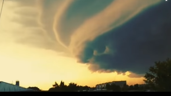 Storm in the Russian city of Barnaul - Sputnik International