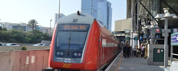 Israel Tel Aviv Hashalom station train (File) Israel Tel Aviv Hashalom station train (File) - Sputnik International