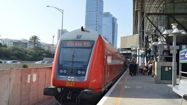 Israel Tel Aviv Hashalom station train (File) - Sputnik International