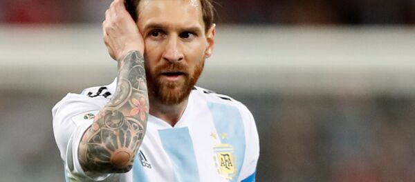 Soccer Football - World Cup - Group D - Argentina vs Croatia - Nizhny Novgorod Stadium, Nizhny Novgorod, Russia - June 21, 2018 Argentina's Lionel Messi looks dejected after the match - Sputnik International