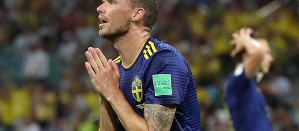 Soccer Football - World Cup - Group F - Germany vs Sweden - Fisht Stadium, Sochi, Russia - June 23, 2018 Sweden's Marcus Berg reacts Soccer Football - World Cup - Group F - Germany vs Sweden - Fisht Stadium, Sochi, Russia - June 23, 2018 Sweden's Marcus Berg reacts - Sputnik International