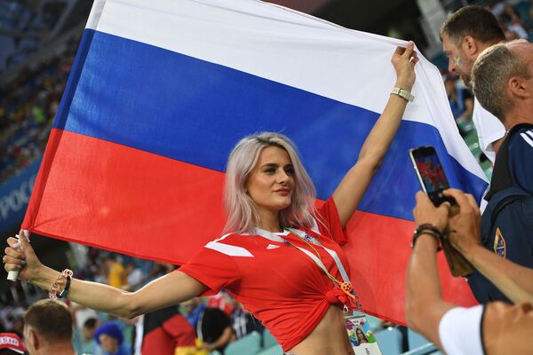 Football Beauties From Across the Globe Enjoying World Cup Matches - Sputnik International