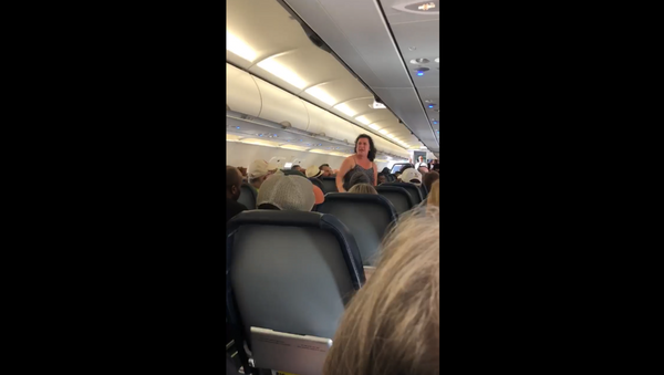 Spirit Airlines passenger has meltdown after flights gets diverted for medical emergency in Minnesota - Sputnik International