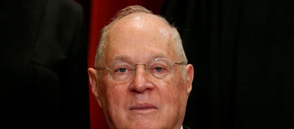 FILE: PHOTO: U.S. Associate Supreme Court Justice Anthony Kennedy participates in taking a new family photo with fellow justices at the Supreme Court building in Washington, U.S., June 1, 2017. FILE: PHOTO: U.S. Associate Supreme Court Justice Anthony Kennedy participates in taking a new family photo with fellow justices at the Supreme Court building in Washington, U.S., June 1, 2017. - Sputnik International