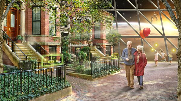 Concept of the first-ever space state of Asgardia - Sputnik International