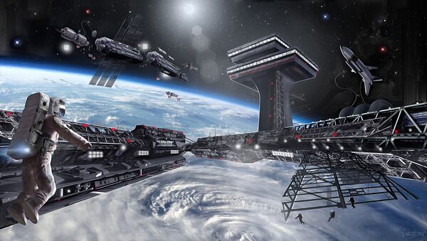 Concept of the first-ever space state of Asgardia - Sputnik International