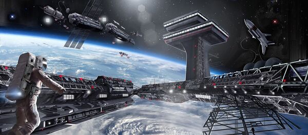 Concept of the first-ever space state of Asgardia Concept of the first-ever space state of Asgardia - Sputnik International