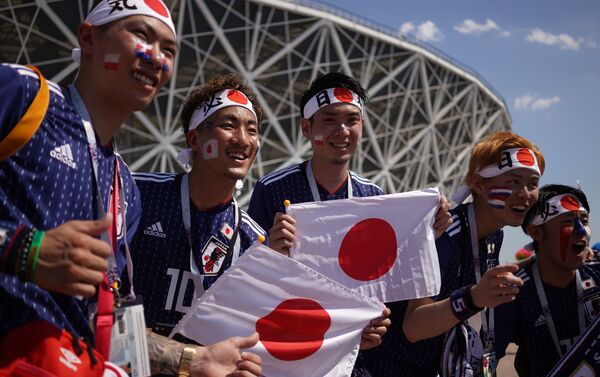 Fans before World Cup 2018 soccer match between the national teams of Japan and Poland - Sputnik International