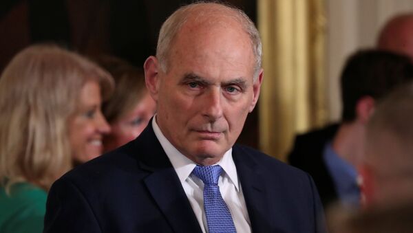 White House Chief of Staff John Kelly attends a Medal of Honor ceremony at the White House in Washington, U.S., June 26, 2018 - Sputnik International