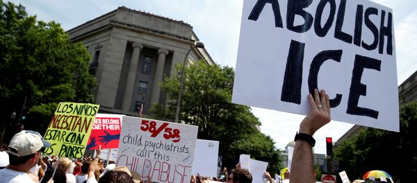 Immigration protests - Sputnik International