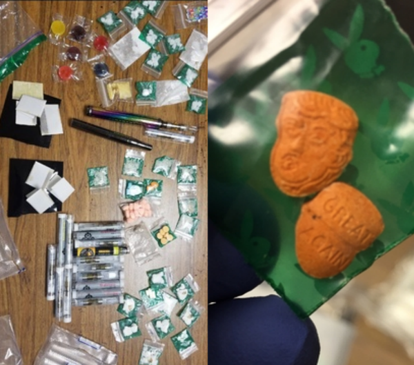 Indiana State Police seize ecstasy pills printed with the face of US President Donald Trump on them Indiana State Police seize ecstasy pills printed with the face of US President Donald Trump on them - Sputnik International