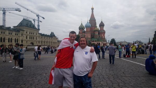 Paul Dubberley in the Red Square - Sputnik International