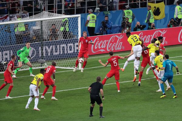 FIFA World Cup 2018, Round of 16, Colombia - England, July 3, Spartak Otkritie Arena in Moscow - Sputnik International