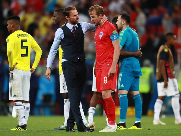FIFA World Cup 2018, Round of 16, Colombia - England, July 3, Spartak Arena in Moscow - Sputnik International