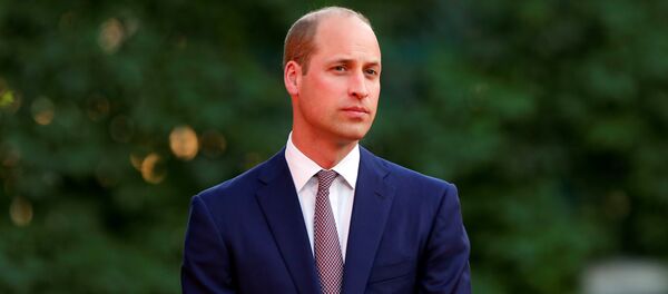 Britain's Prince William attends the birthday party of Britain's Queen Elizabeth, at the residence of British Ambassador to Jordan Edward Oakden, in Amman, Jordan, June 24, 2018 - Sputnik International