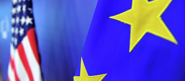 EU and US flags EU and US flags - Sputnik International