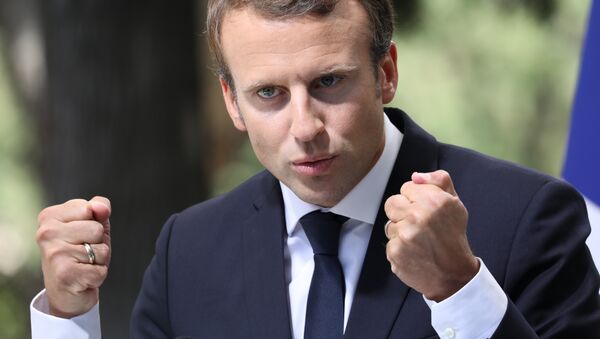 Emmanuel Macron, presidente de Francia - Sputnik International
